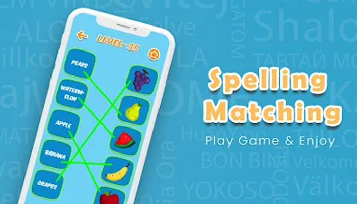 Game học tiếng Anh cho bé - Kids spelling Matching