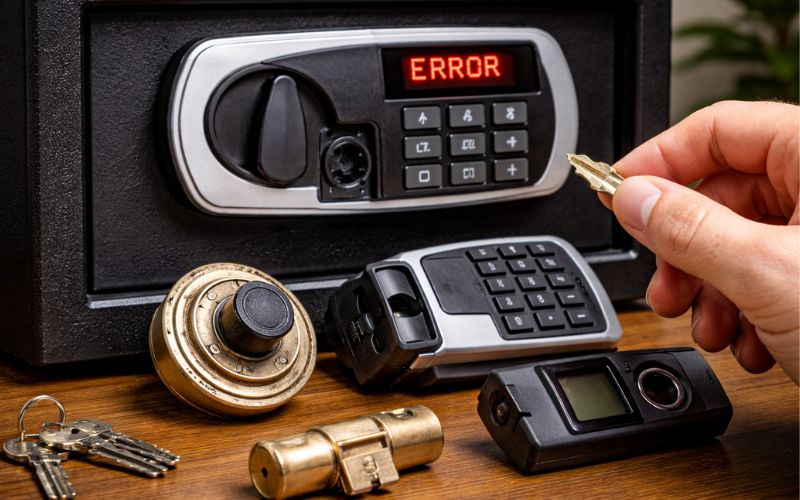 Trường hợp cần thay ổ khóa két sắt