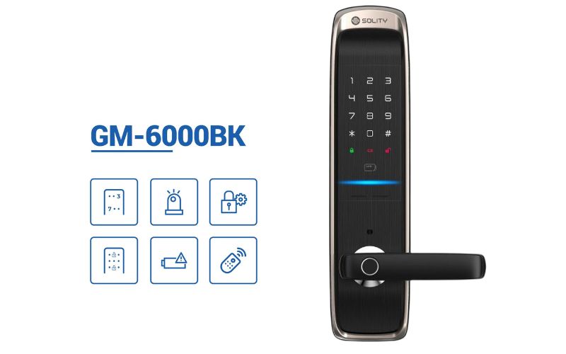 Khóa cửa Solity GM-6000BK