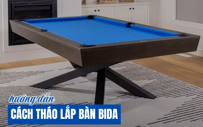 tháo lắp bàn bida