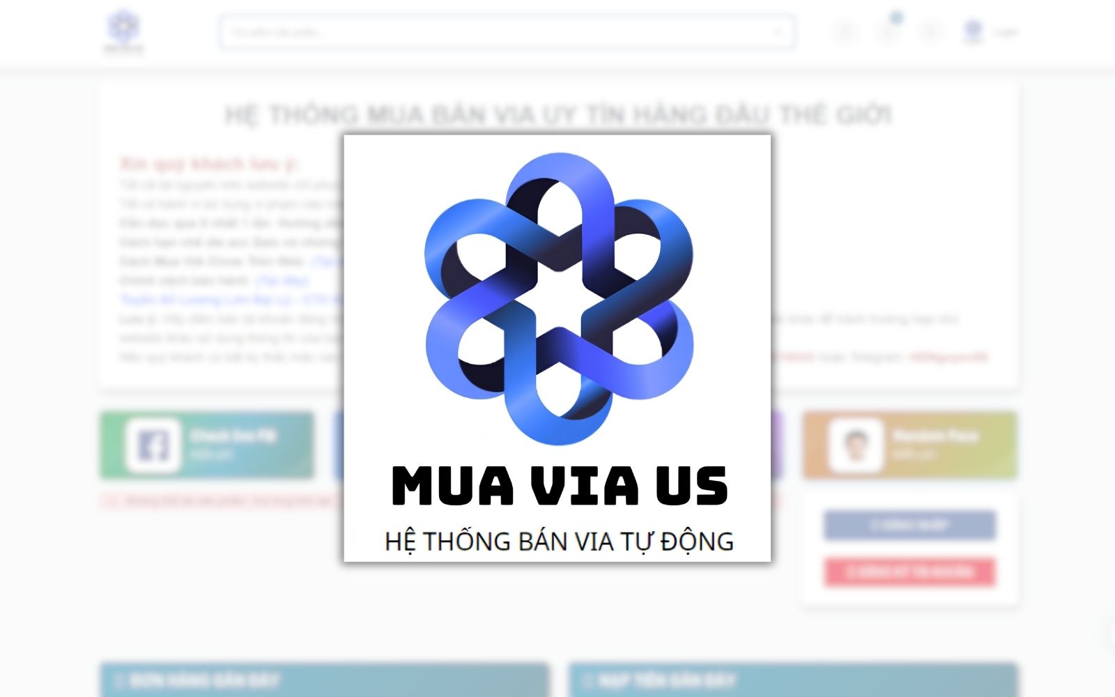 Trang Web bán Via Facebook uy tín muaviaus.com